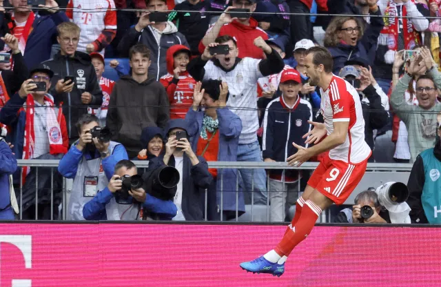 Harry Kane wszedł do Bundesligi z drzwiami. Derby Bawarii dla Bayernu Monachium