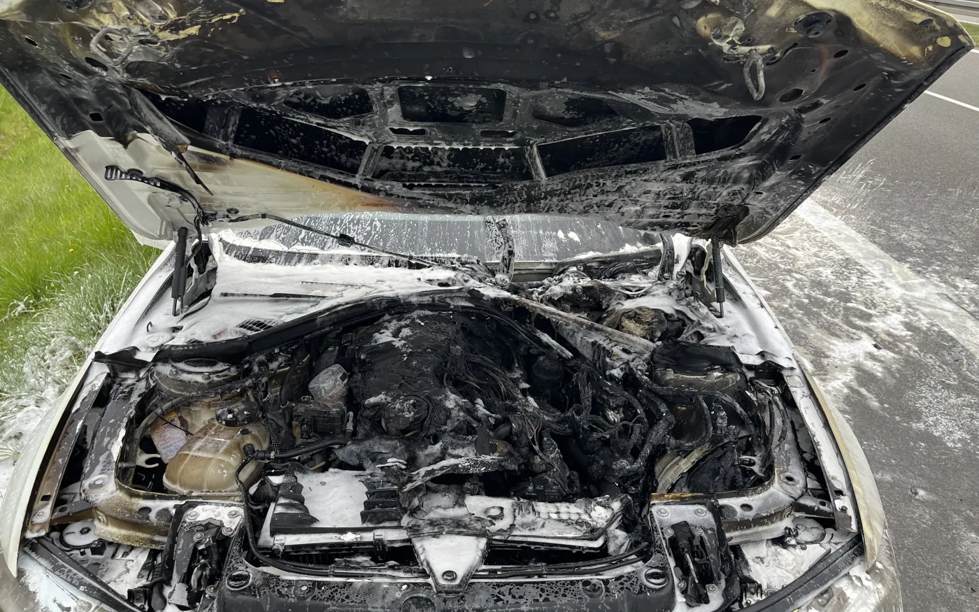 Pożar silnika w BMW 325d: znowu chłodnica EGR?