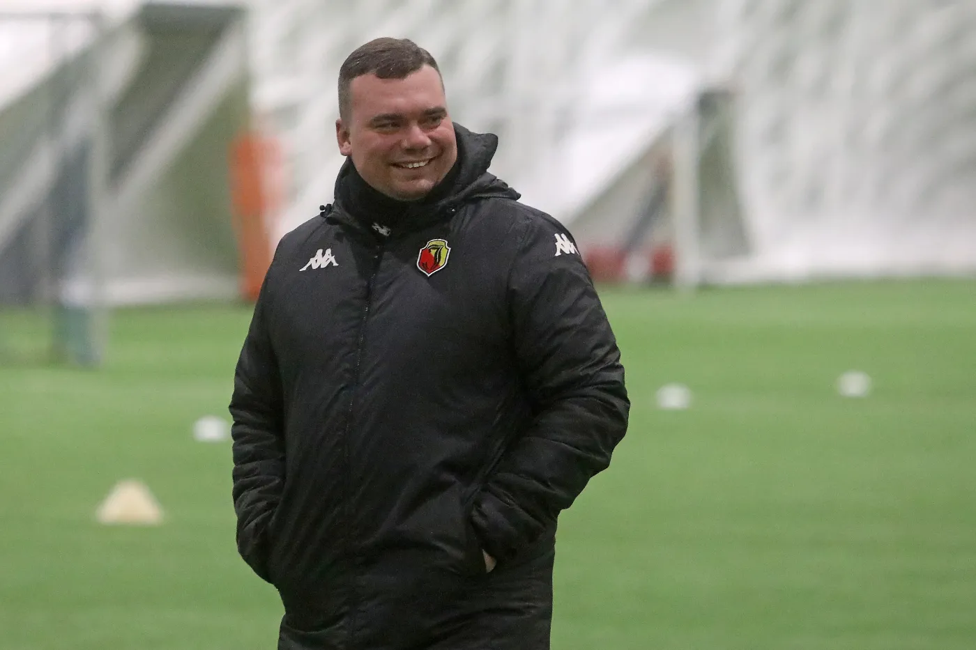 Trener Jagiellonii Adrian Siemieniec