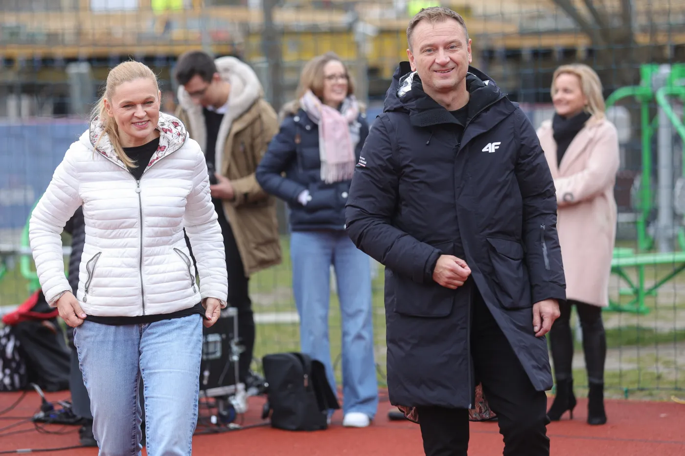 Minister sportu i turystyki Sławomir Nitras i ministra edukacji Barbara Nowacka
