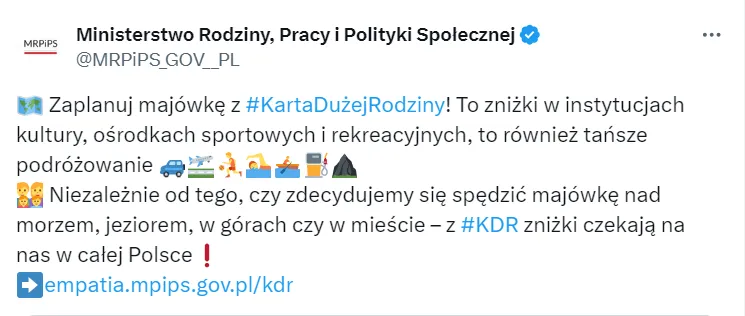 Ministerstwo Rodziny, Pracy i Polityki Społecznej