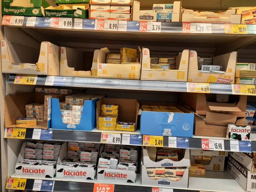 Bardzo wysokie ceny masła. Czym to jest spowodowane?