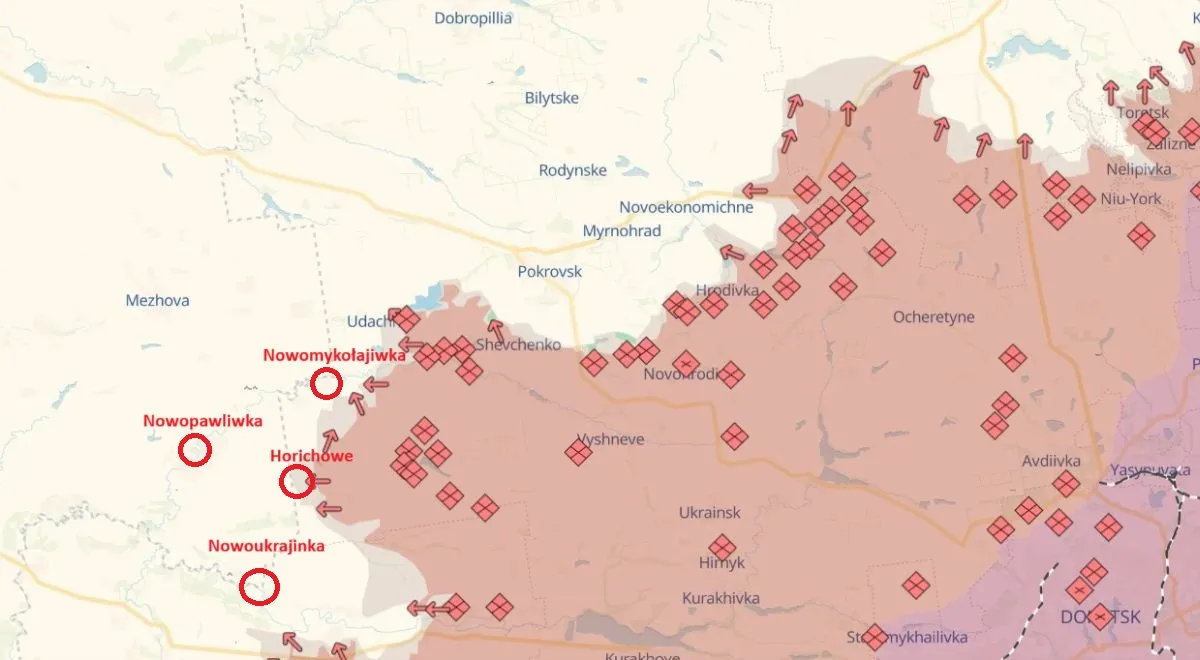 Sytuacja militarna wokół Nowopawliwki