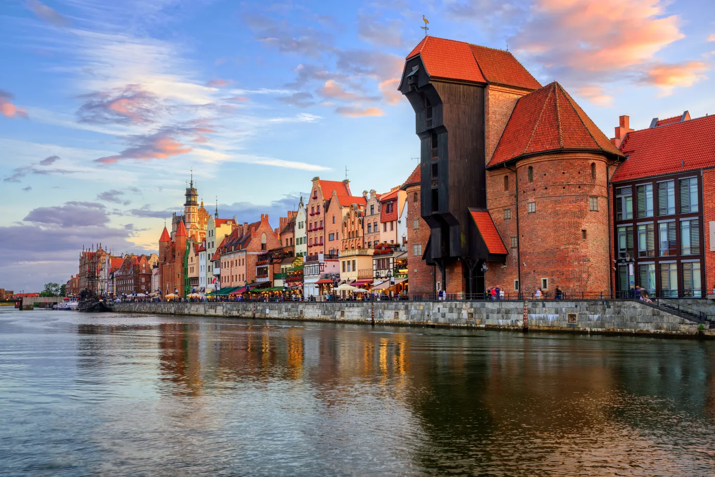 żuraw, gdańsk, stare miasto