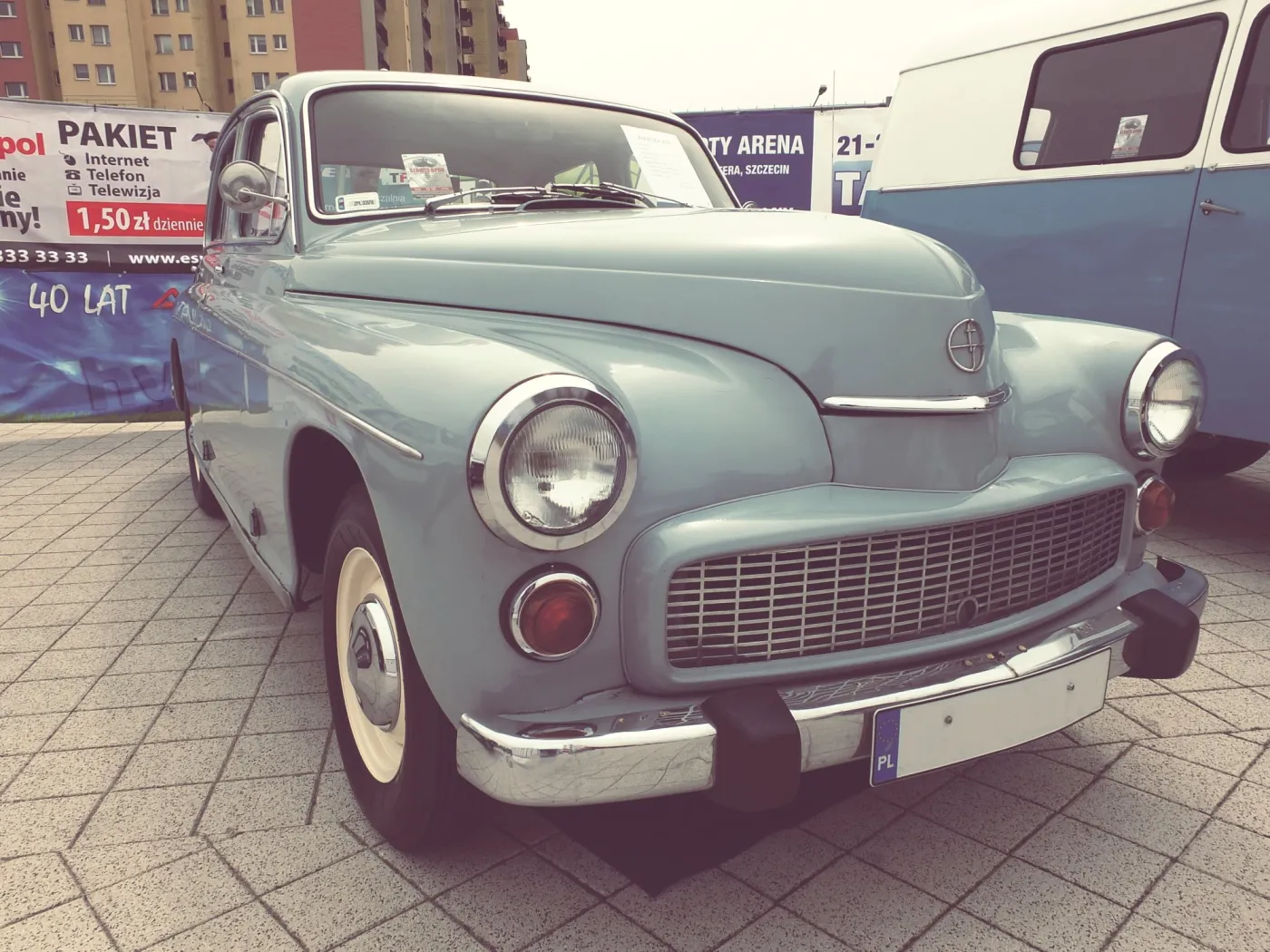 Szczecin,,Poland,-,May,16,,2015:,Antique,Car,Fso,Warszawa