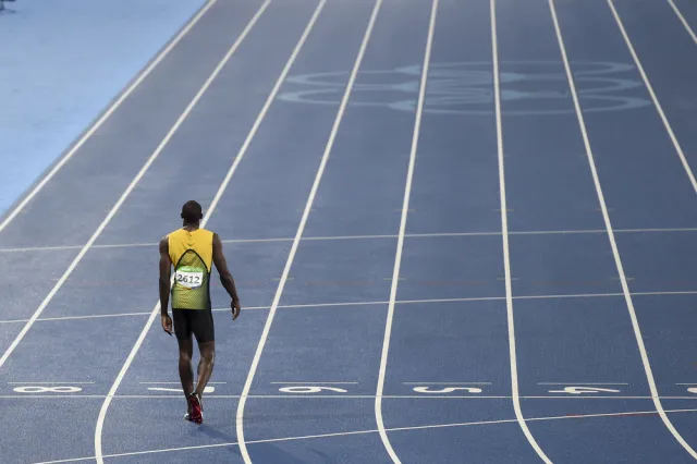 Tokio 2020: Usain Bolt wypróbował bieżnię na stadionie olimpijskim