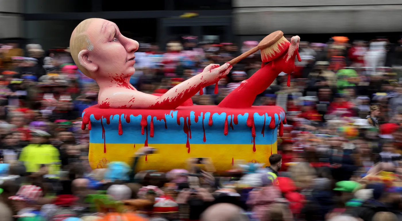 Putin we krwi, Habeck połykający ropuchę, aktywiści klimatyczni [KARNAWAŁ W NIEMCZECH]
