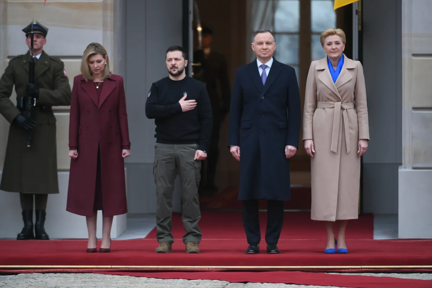 Wołodymyr i Ołena Zełenscy rozpoczęli oficjalną wizytę w Polsce