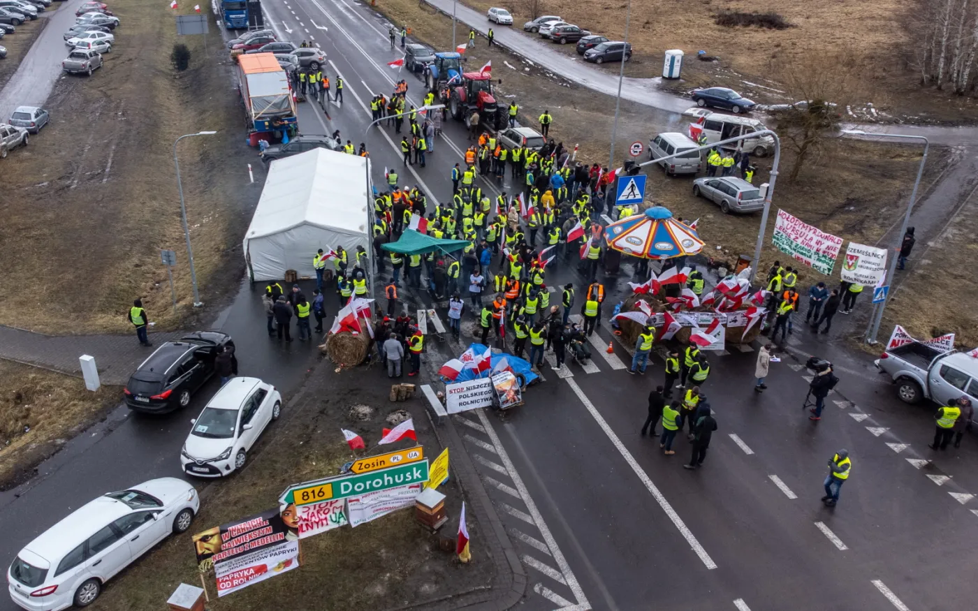 Protest polskich rolników, 20.02.2024