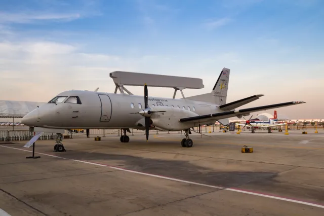 Pierwszy taki samolot w historii. Szwedzki Saab 340 Erieye przybył już do Polski