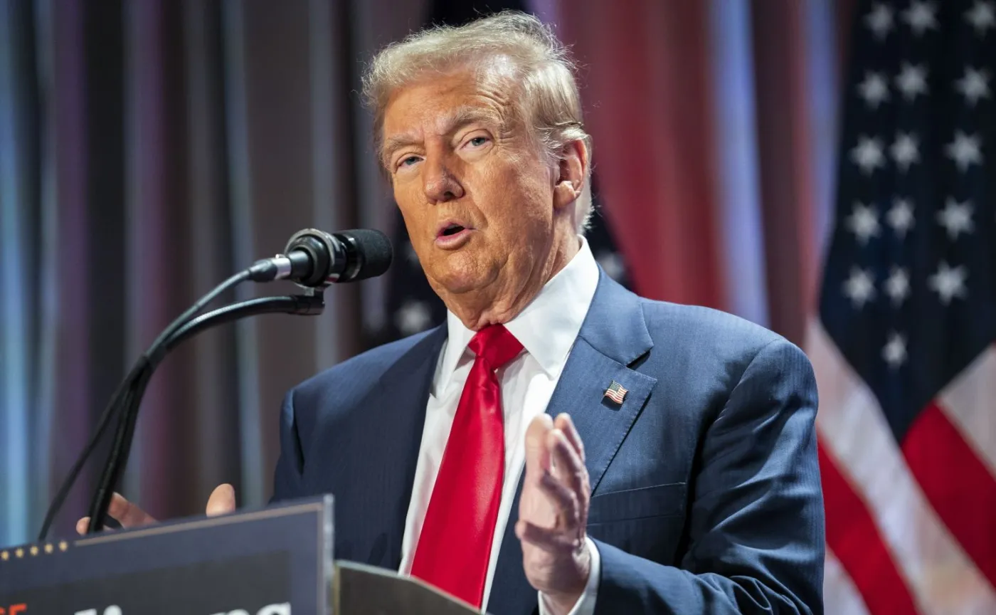 US President-elect Trump at House Republicans meeting in Washington, DC