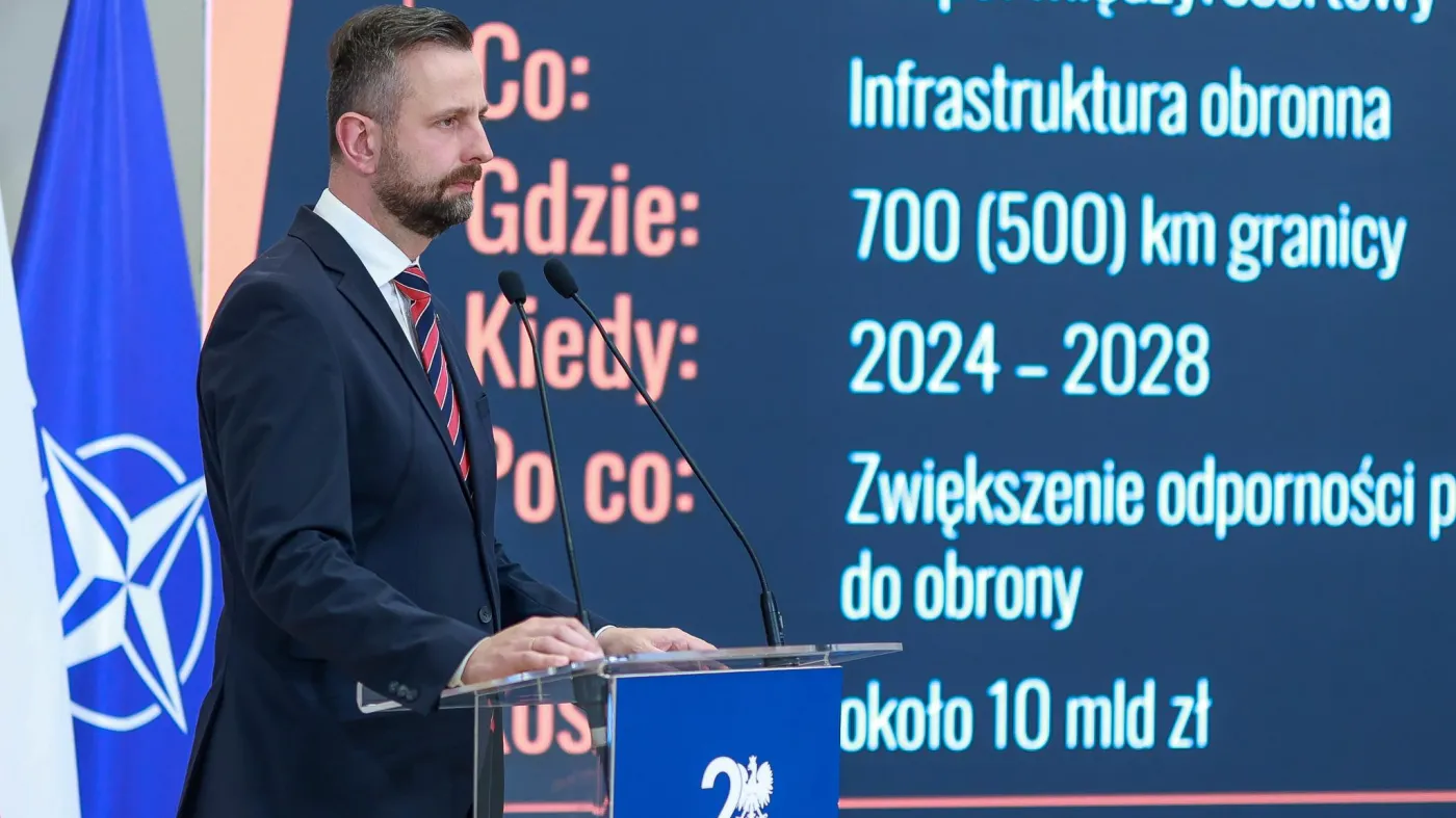 Tarcza Wschód będzie "znacznie droższa". Szef MON zabrał głos