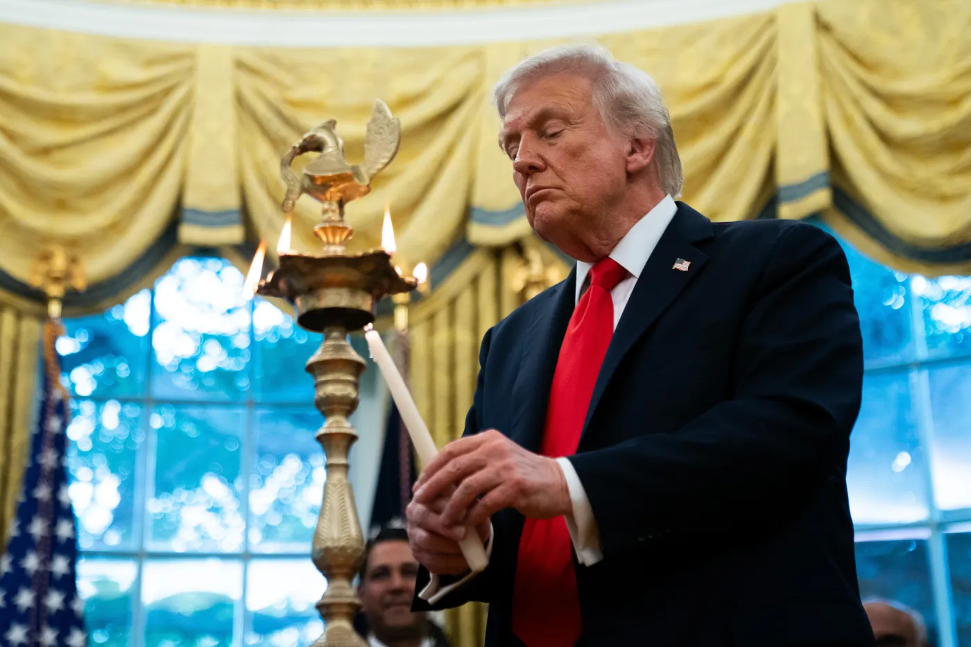 Diwali celebration in the Oval Office of the White House