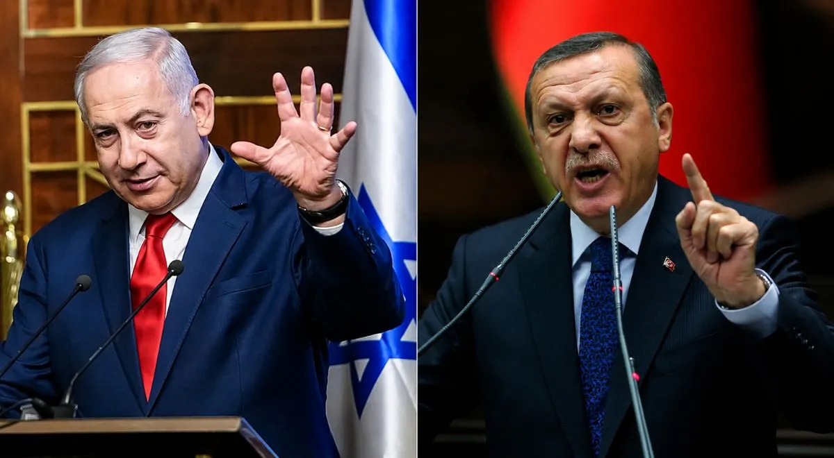 Benjamin Netanjahu i Recep Tayyip Erdogan