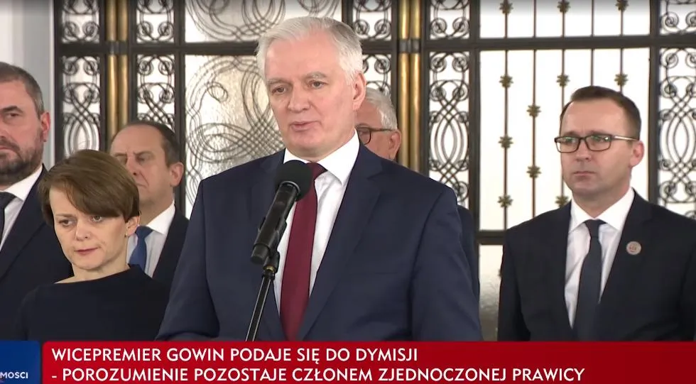 Gowin podaje się do dymisji. Emilewicz rekomendowana na stanowisko wicepremiera