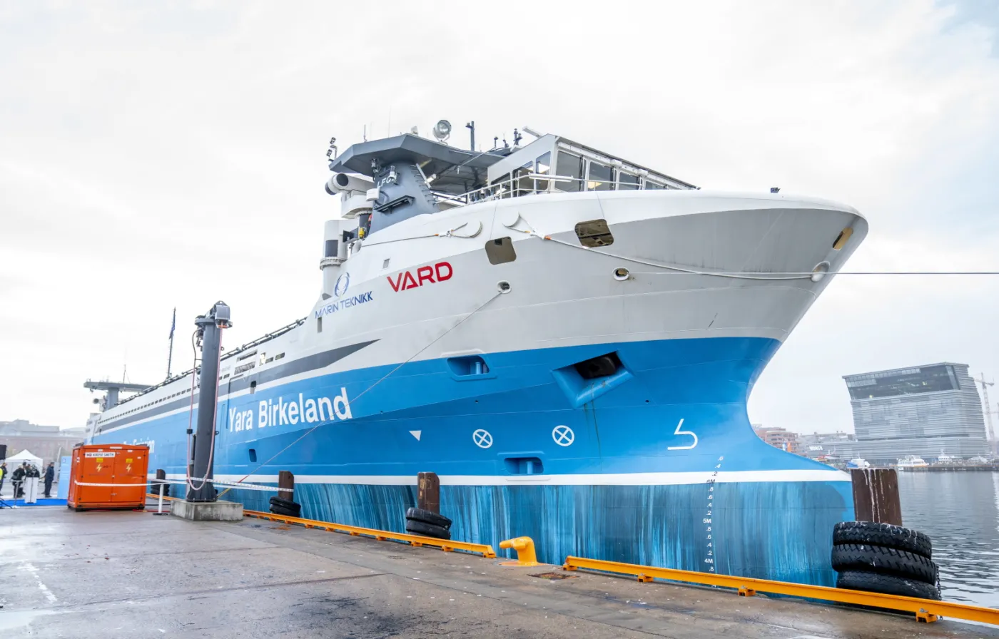 Norwegia: Zaprezentowano pierwszy na świecie elektryczny, autonomiczny statek handlowy
