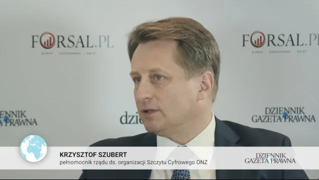Szubert: Połowa świata cały czas nie ma dostępu do internetu