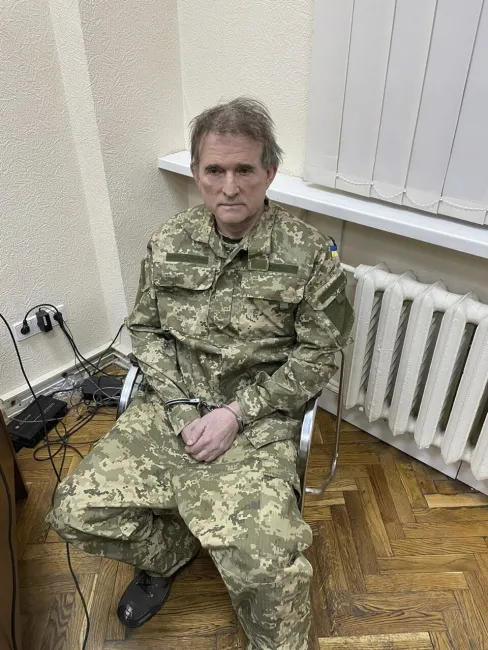 Zełenski proponuje wymianę Medwedczuka na ukraińskich jeńców wojennych