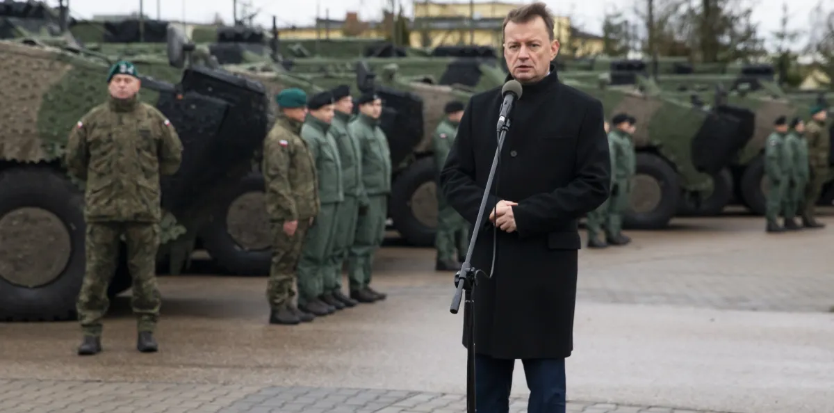 Błaszczak: Kolejne samoloty USA lądują w Polsce, to etap przygotowawczy do przemieszczenia sił amerykańskich