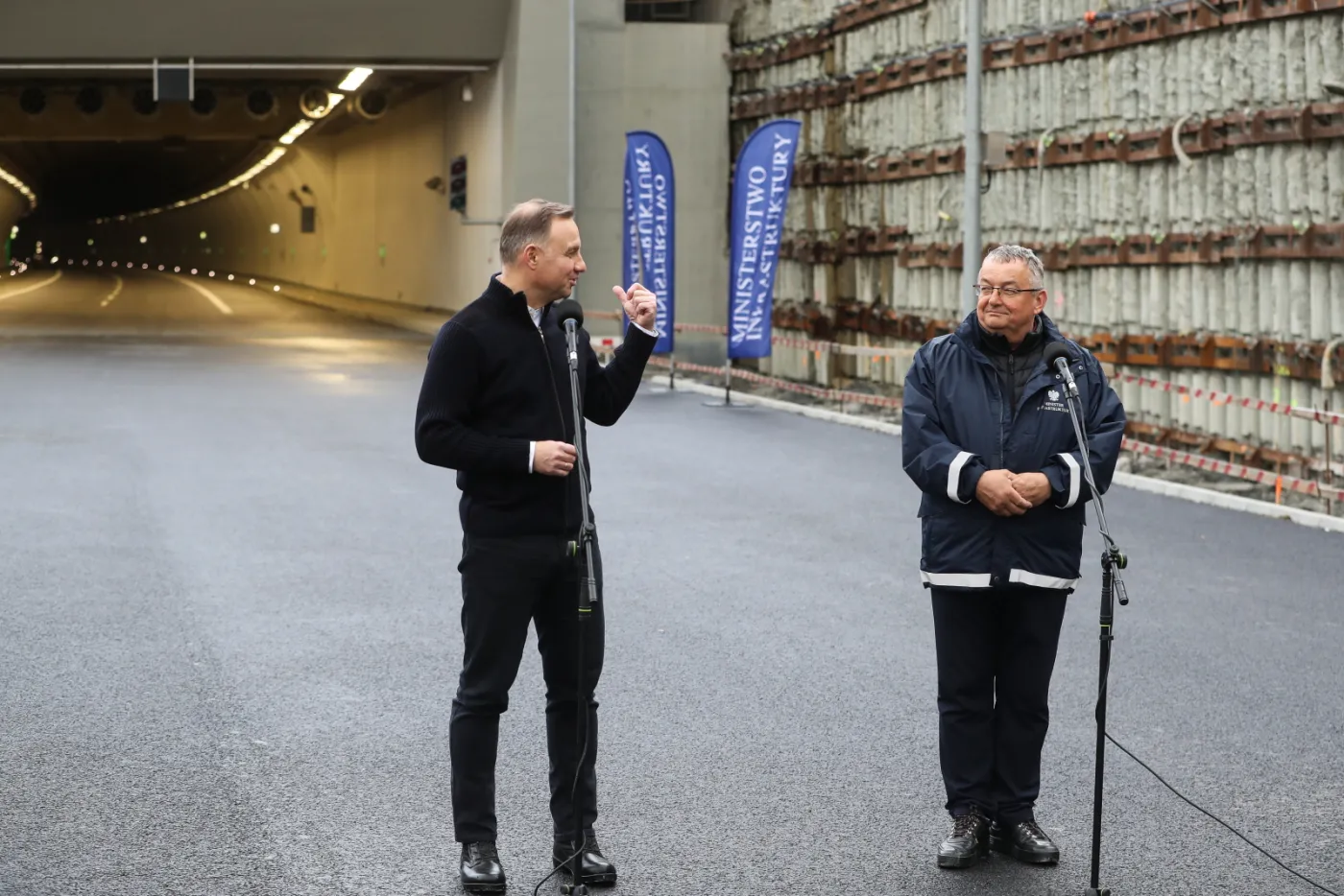Tunel w ciągu Zakopianki już gotowy. Prezydent zapowiedział termin otwarcia