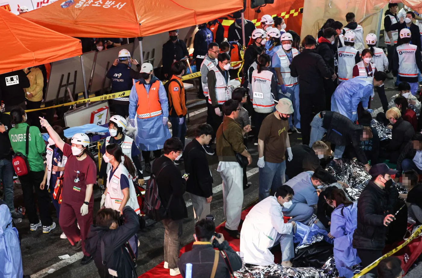 Dramat w czasie imprezy halloweenowej w Seulu. Kilkadziesiąt osób zginęło