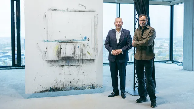 Digital Art in a Bank Gallery