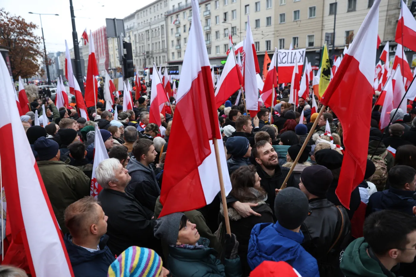 uczestnicy marszu