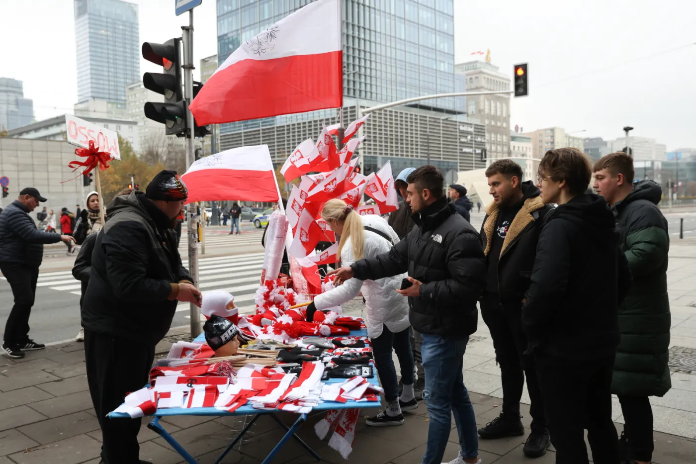 uczestnicy marszu