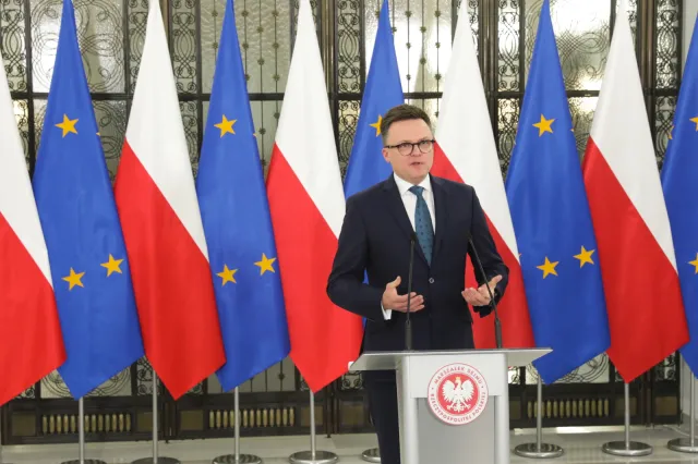 Pierwsze orędzie marszałka Sejmu Szymona Hołowni