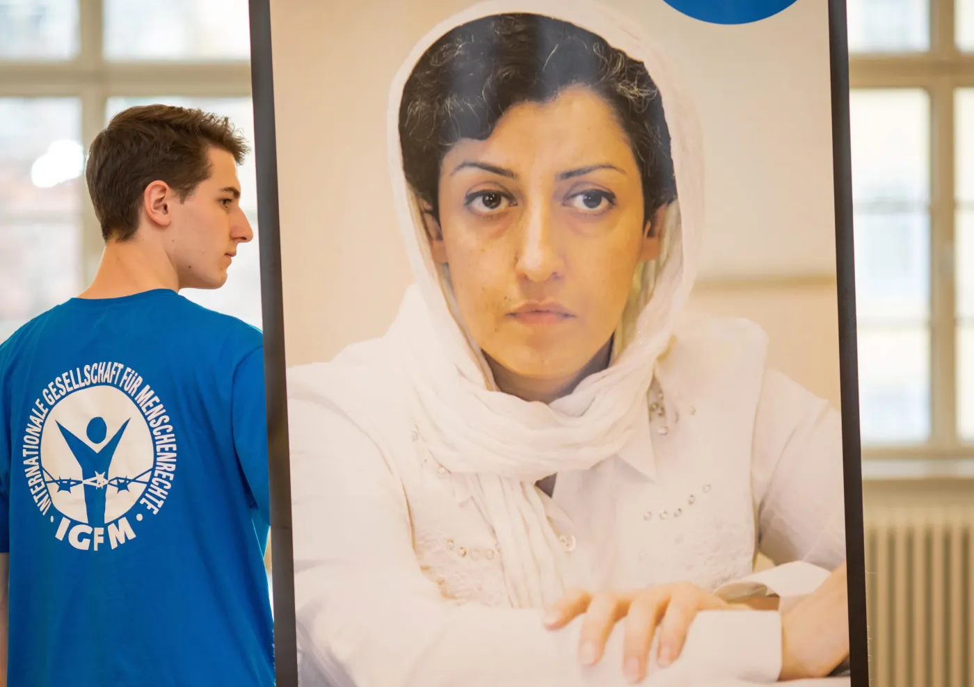 Iranka Narges Mohammadi, więziona obrończyni praw kobiet, laureatką Pokojowej Nagrody Nobla