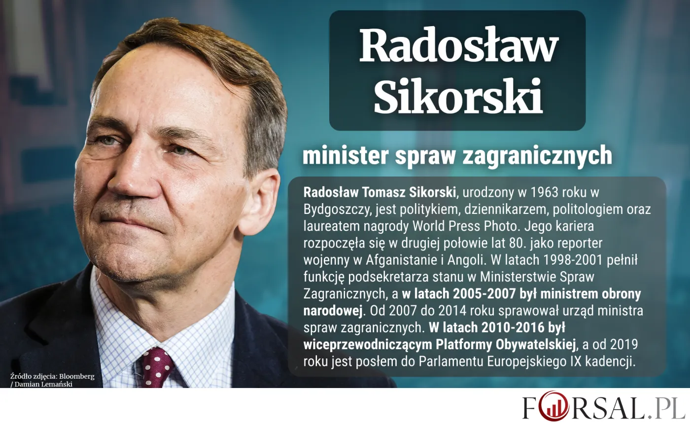 Kim jest Radosław Sikorski, minister spraw zagranicznych?