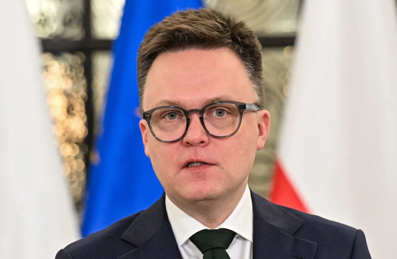 Konferencja marszałka Sejmu Szymona Hołowni [TRANSMISJA]