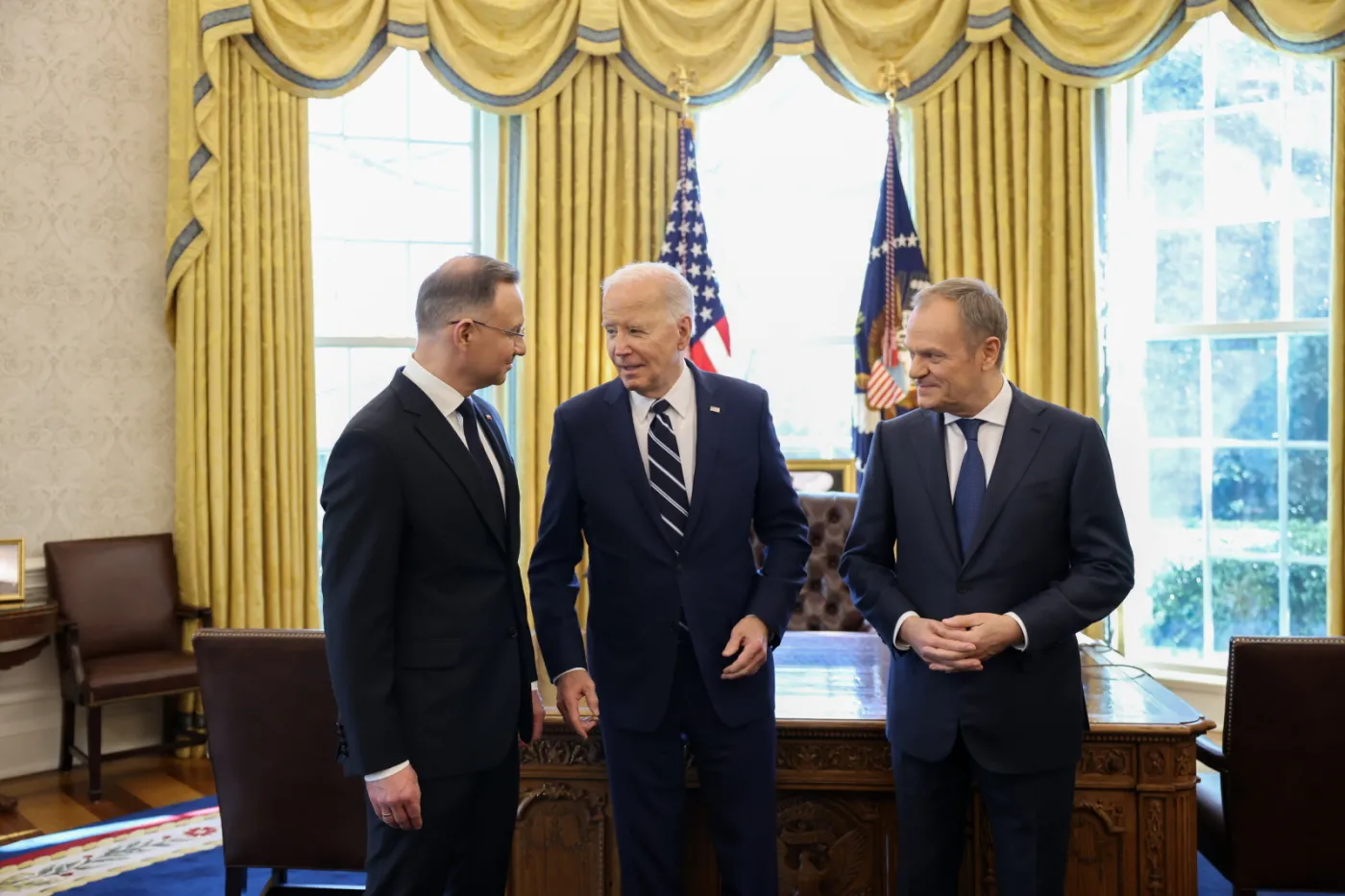 Sprawa Ukrainy, a wizyta w USA i szczyt Trójkąta Weimarskiego