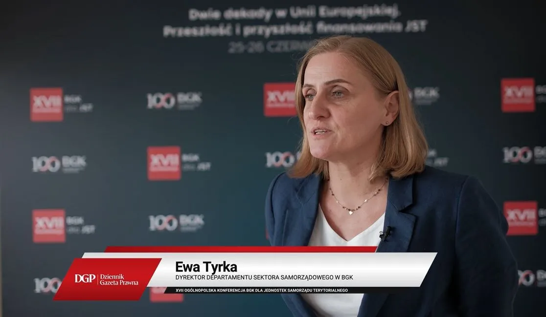 Ewa Tyrka, dyrektor Departamentu Sektora Samorządowego Banku Gospodarstwa Krajowego