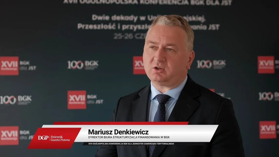 Mariusz Denkiewicz, dyrektor Biura Analiz i Strukturyzacji Transakcji Banku Gospodarstwa Krajowego 