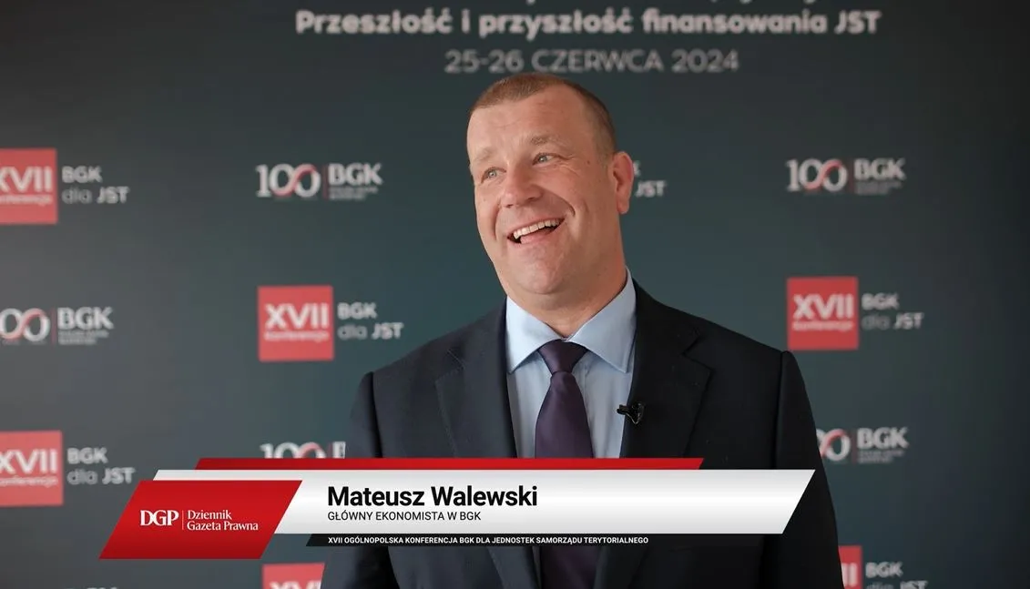Mateusza Walewskiego, głównego ekonomisty Banku Gospodarstwa Krajowego 