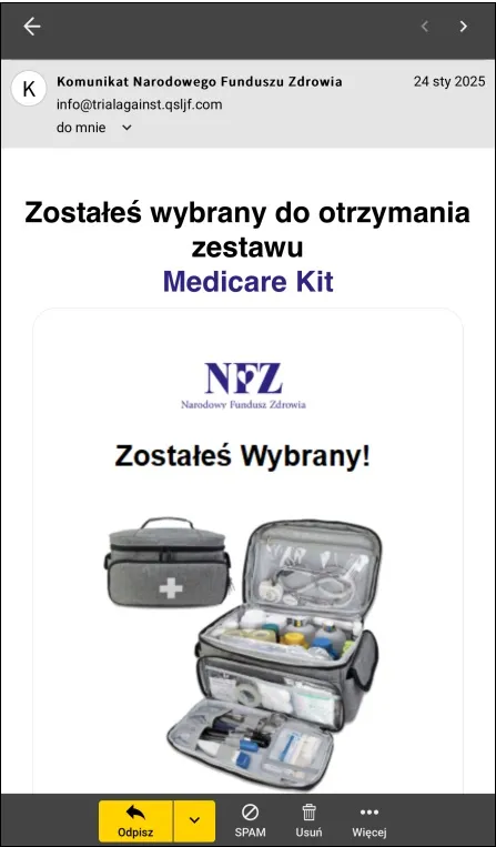 oszustwo apteczka