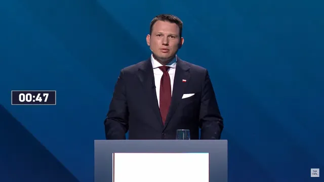 Debata prezydencka w TVP. Mentzen o konieczności reformy NFZ