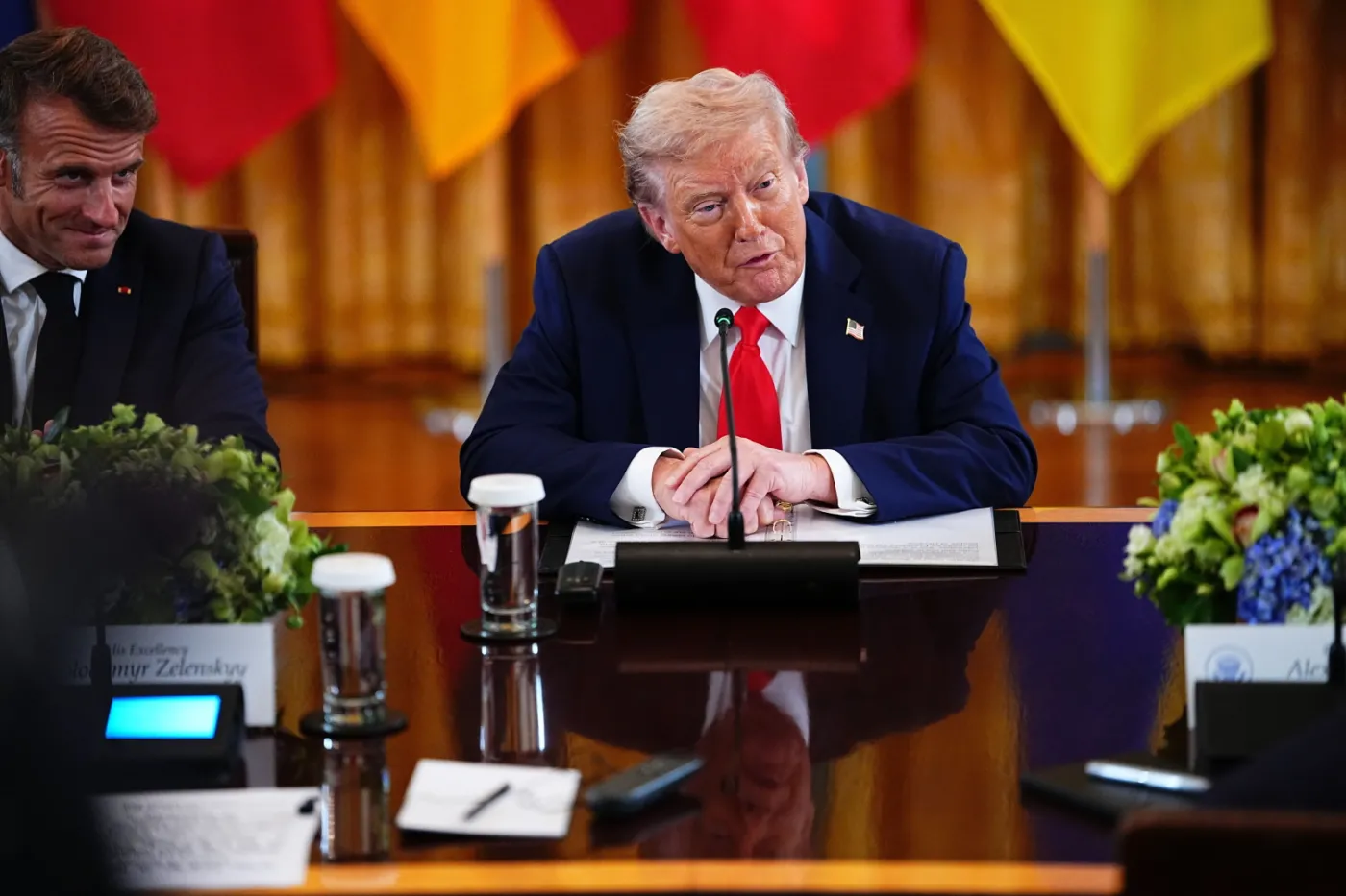 US President Trump meets Ukraine's President and European leaders at White House