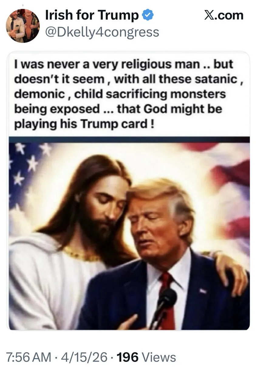 Trump z Jezusem