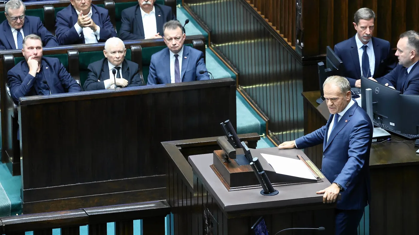 Premier Donald Tusk, Sejm