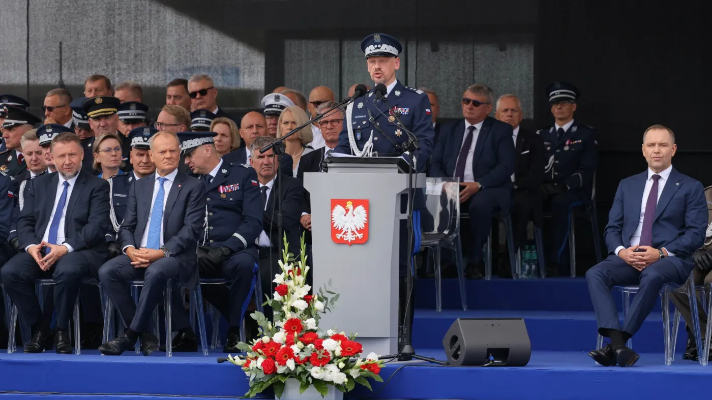 Donald Tusk, Marcin Kierwiński, Karol Nawrocki, Marek Boroń