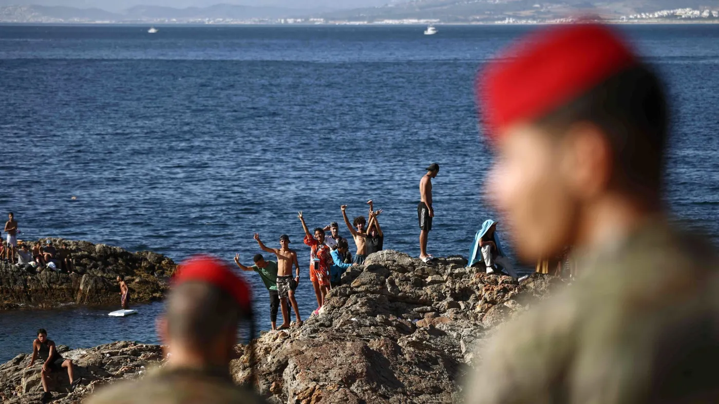 Ceuta, migranci