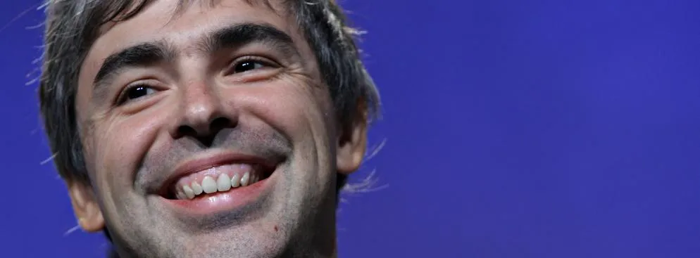 Larry Page, współzałożyciel i prezes Google Inc.