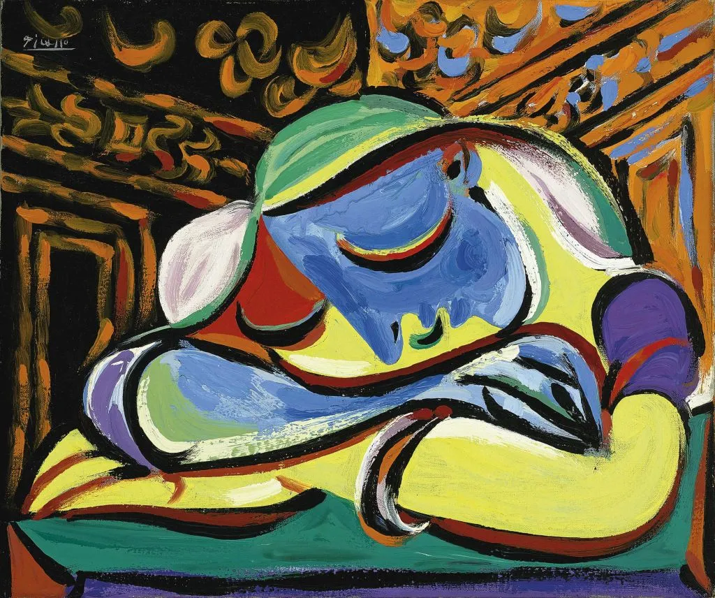 Pablo Picasso, "Jeune fille endormie" źródło: Christie's via Bloomberg