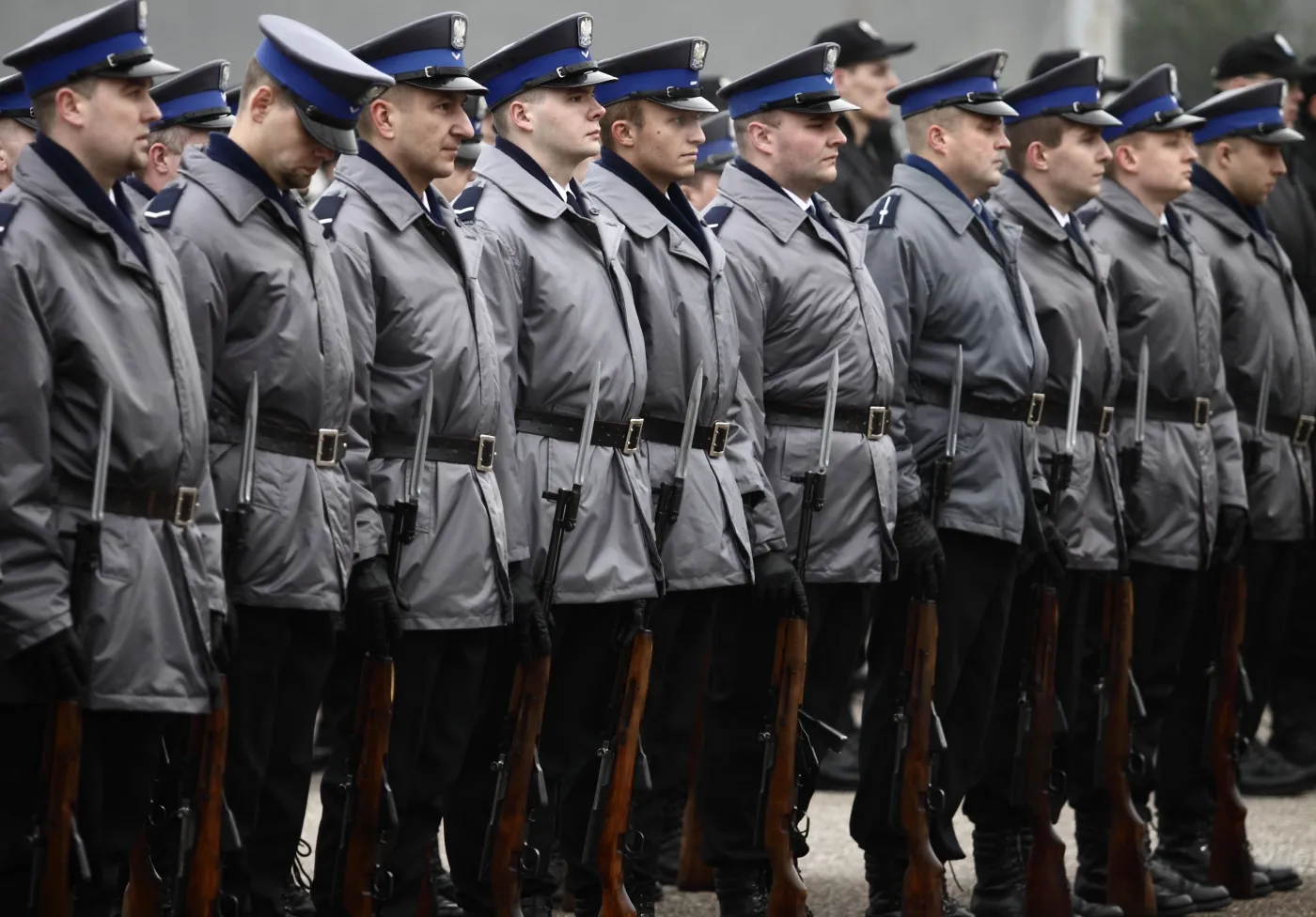 policjanci, mundur, policja