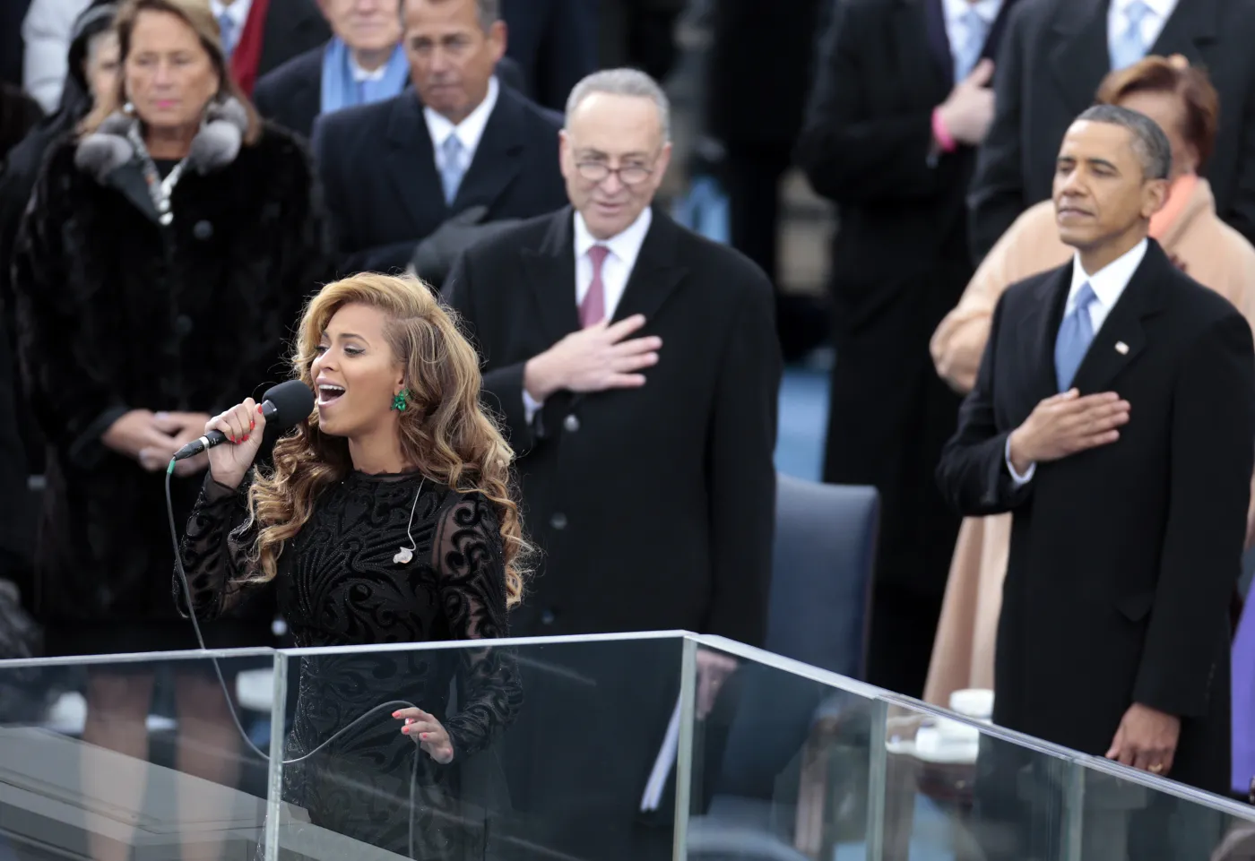 Zaprzysiężenie Obamy: 800 tysięcy widzów i Beyonce śpiewająca hymn USA