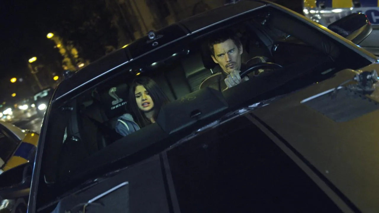 Gomez, Hawke i Shelby Cobra Mustang w zwiastunie "Getaway"