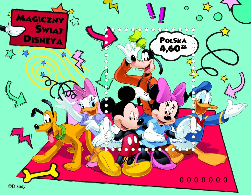 znaczek, disney