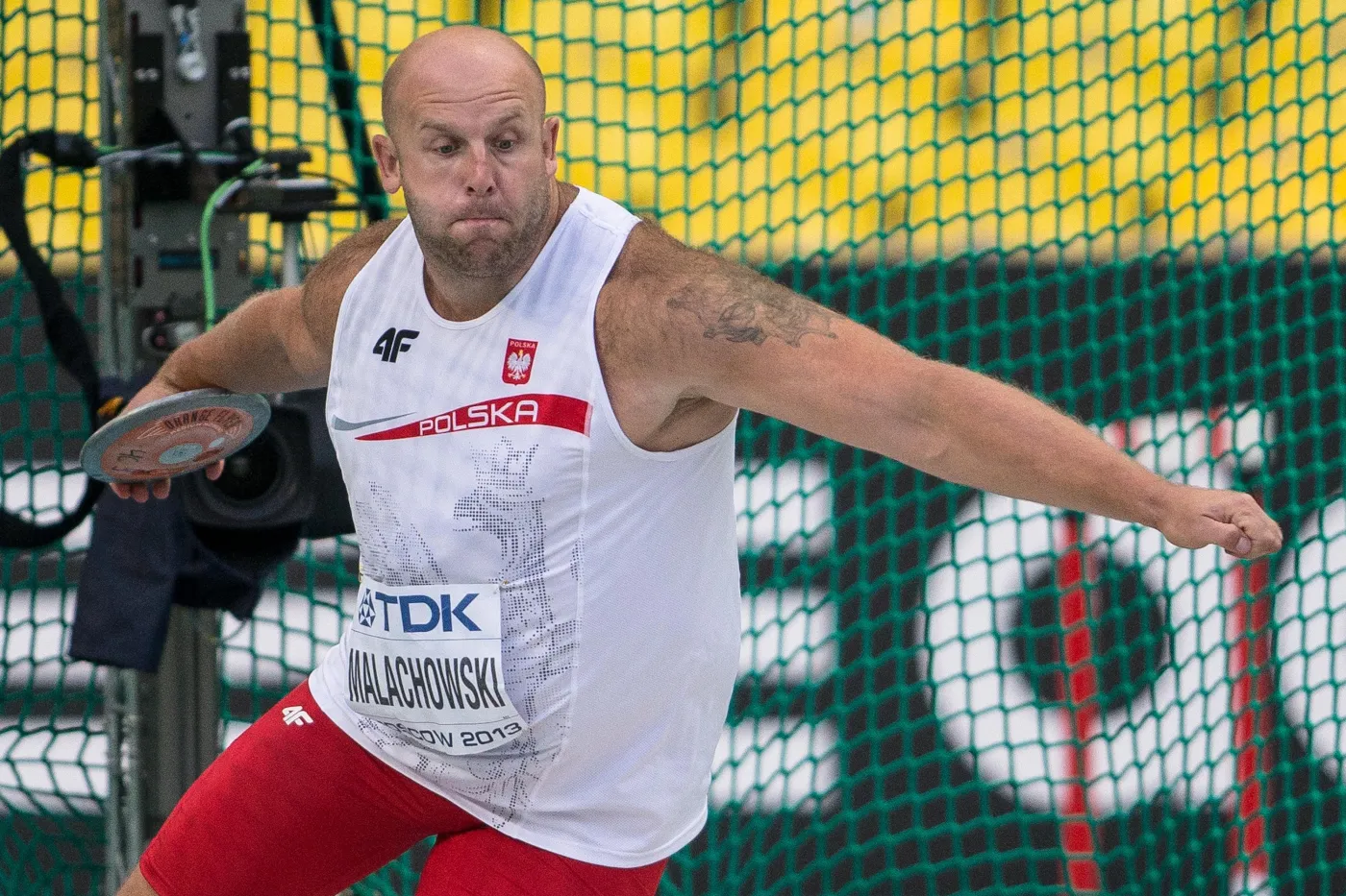 Rzut dyskiem. Piotr Małachowski wicemistrzem świata
